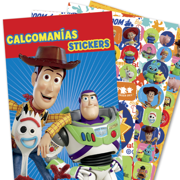 CALCOMANIA FANT. TOY STORY GRANMARK PAQUETE C72 PZAS